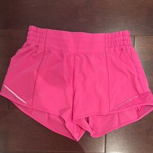 Lululemon Pink Hotty Hot Shorts